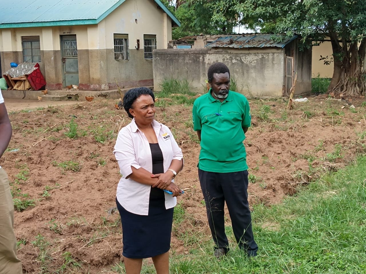 Participants inspect the demonstration area at Aminit Agro Forestry Centre