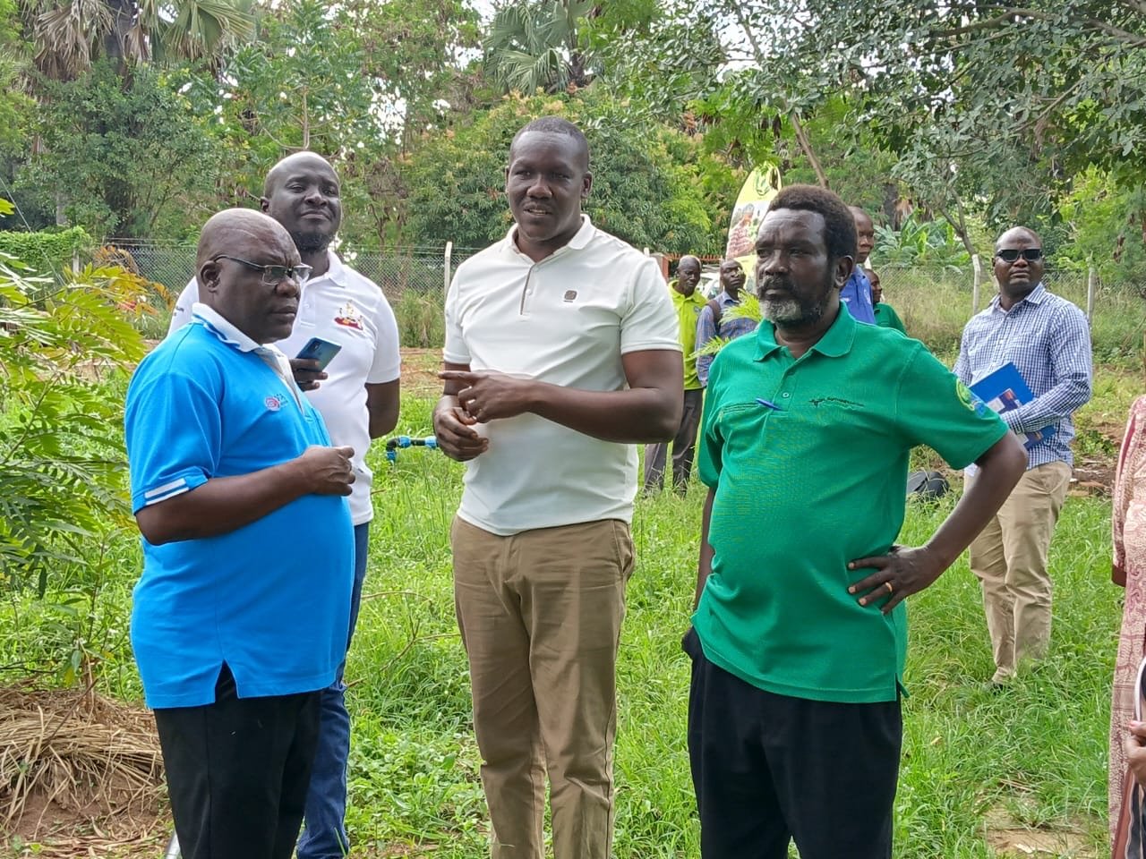 Partners discuss practical digital agriculture applications at Aminit Agro Forestry Centre
