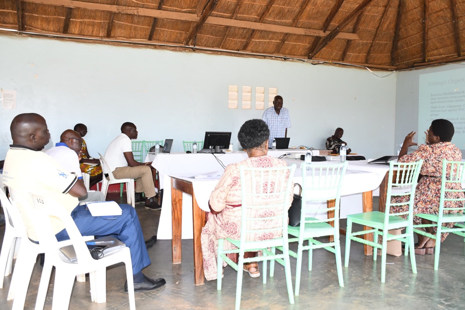 Participants during the ADEFO-MAP2 digital agriculture engagement in Soroti