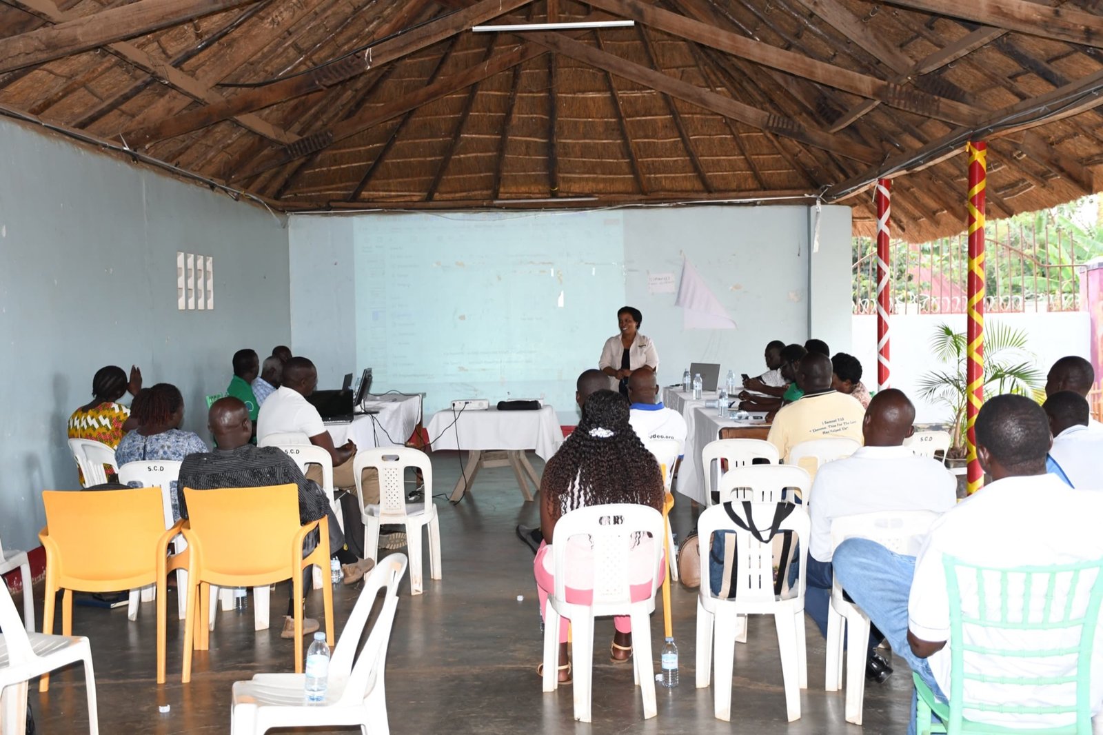 Wide view of the ADEFO-MAP2 partner engagement session in Soroti