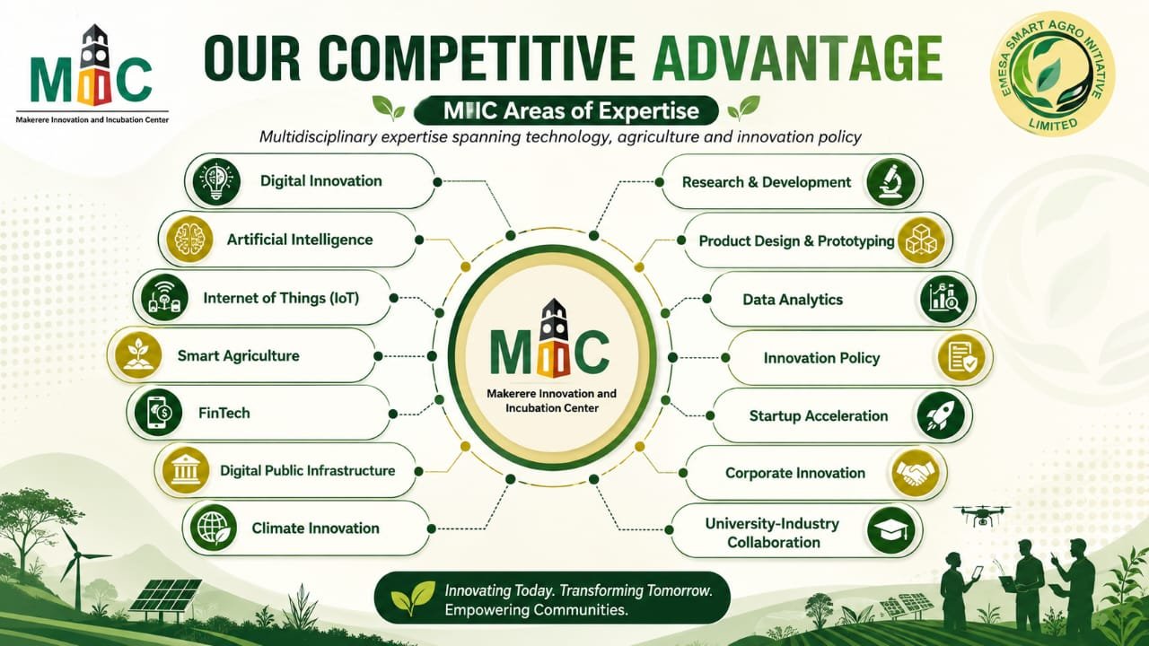 MIIC areas of expertise presentation slide