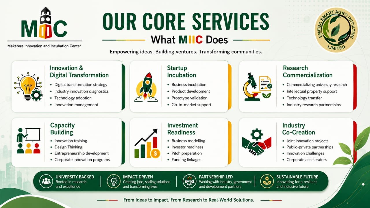 MIIC core services presentation slide